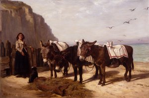 雇用を待つ、1877 作： William Elsob Marshall
